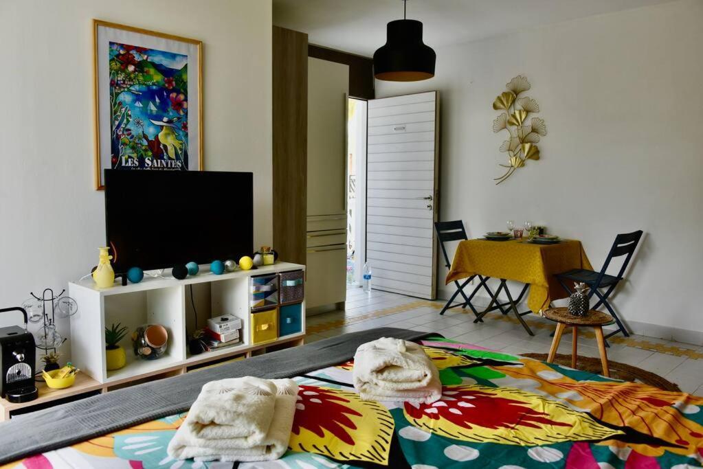 Joli Manga Soley Studio Dans Tres Belle Residence Сен-Франсуа Экстерьер фото